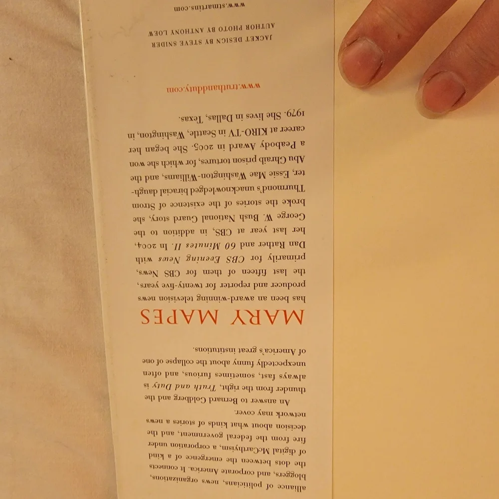 Truth‎ and Duty by Mary Mapes